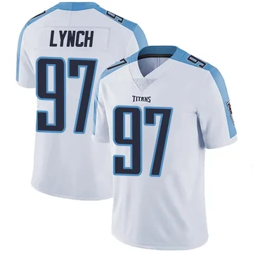 Men's James Lynch Tennessee Titans Nike Limited Vapor Untouchable Jersey - White