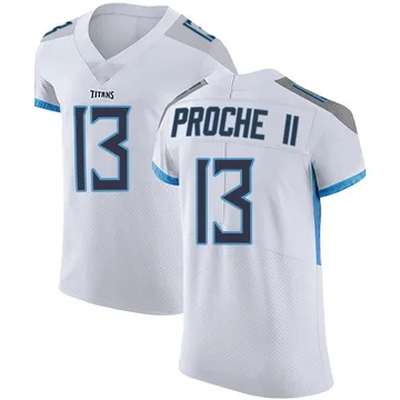 Men's James Proche II Tennessee Titans Nike Elite Vapor Untouchable Jersey - White