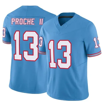 Men's James Proche II Tennessee Titans Nike Limited Vapor F.U.S.E. Jersey - Light Blue