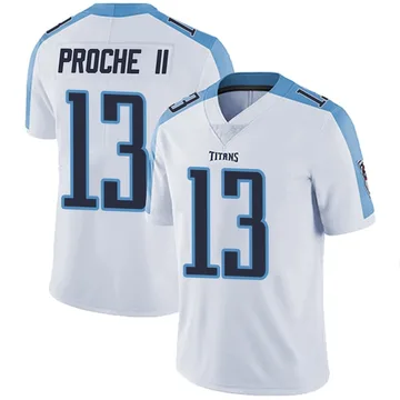 Men's James Proche II Tennessee Titans Nike Limited Vapor Untouchable Jersey - White