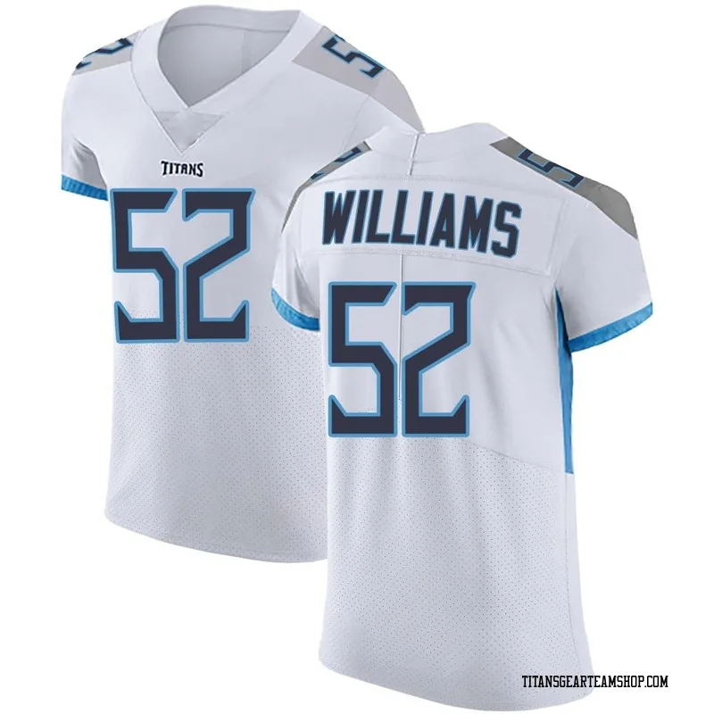 Men's James Williams Tennessee Titans Nike Elite Vapor Untouchable Jersey - White