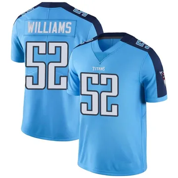Men's James Williams Tennessee Titans Nike Limited Color Rush Jersey - Light Blue