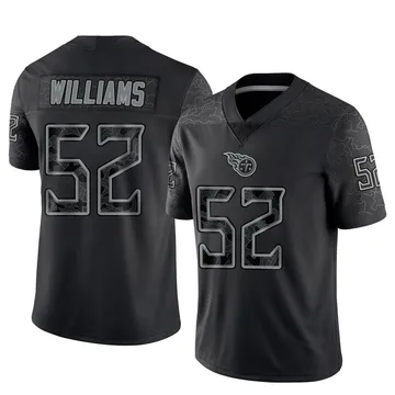 Men's James Williams Tennessee Titans Nike Limited Reflective Jersey - Black