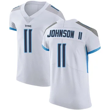 Men's Jermaine Johnson II Tennessee Titans Nike Elite Vapor Untouchable Jersey - White