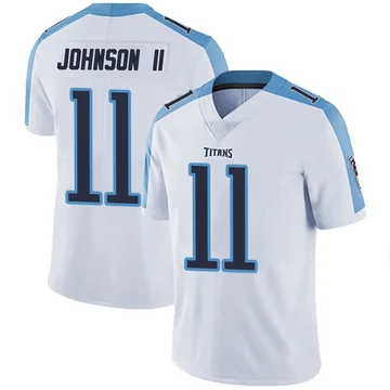 Men's Jermaine Johnson II Tennessee Titans Nike Limited Vapor Untouchable Jersey - White