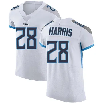 Men's Jermari Harris Tennessee Titans Nike Elite Vapor Untouchable Jersey - White