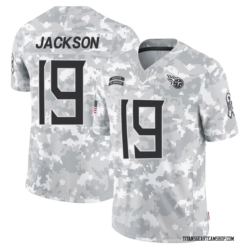 Men's Jha'Quan Jackson Tennessee Titans Nike Limited 2024 Salute to Service Jersey - Arctic Camo