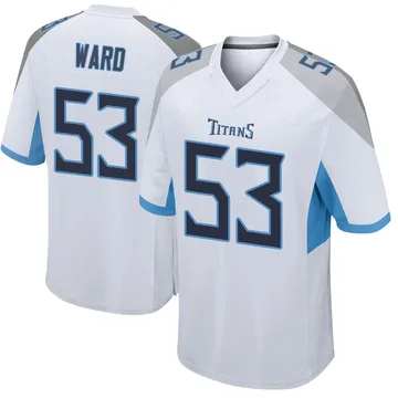 Men's Jihad Ward Tennessee Titans Nike Game Jersey - White