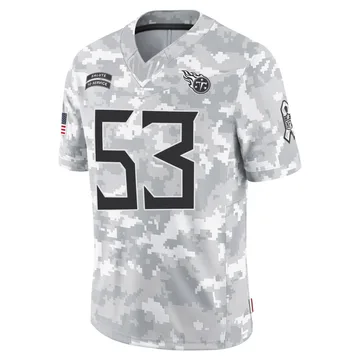 Men's Jihad Ward Tennessee Titans Nike Limited 2024 Salute to Service Jersey - Arctic Camo