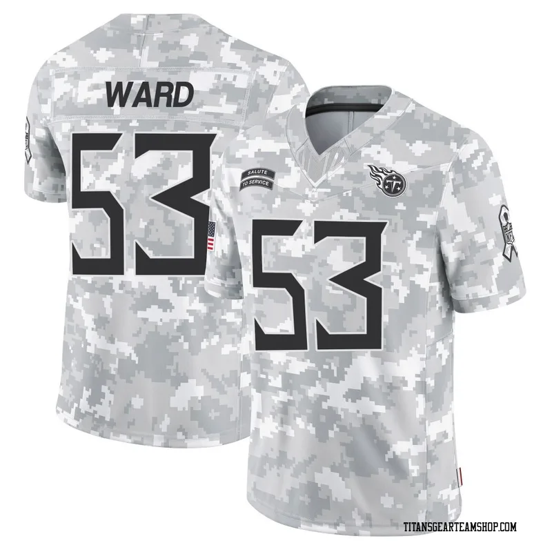 Men's Jihad Ward Tennessee Titans Nike Limited 2024 Salute to Service Jersey - Arctic Camo