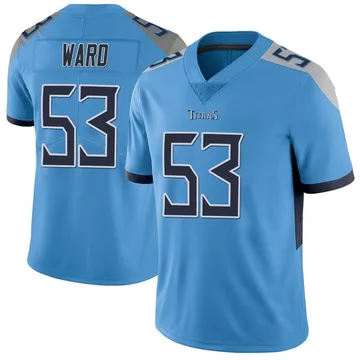 Men's Jihad Ward Tennessee Titans Nike Limited Vapor Untouchable Jersey - Light Blue