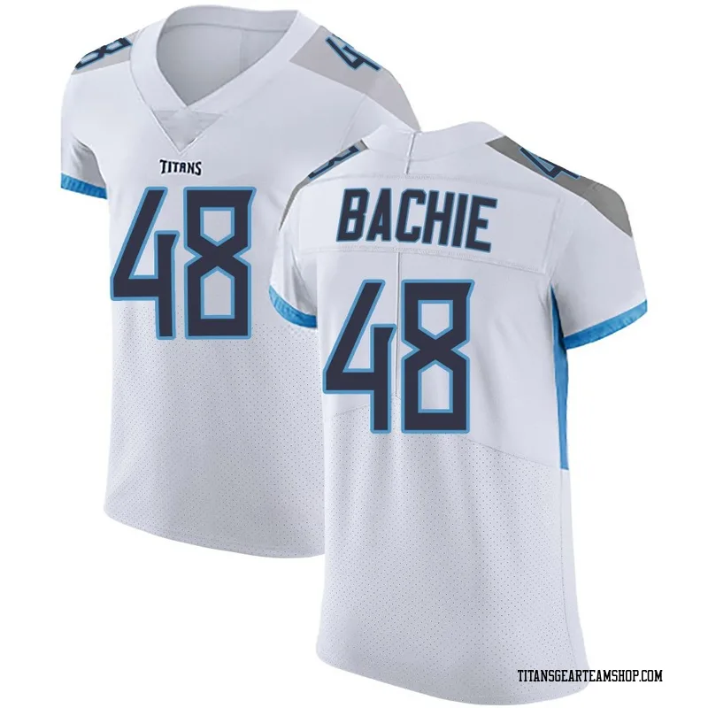 Men's Joe Bachie Tennessee Titans Nike Elite Vapor Untouchable Jersey - White