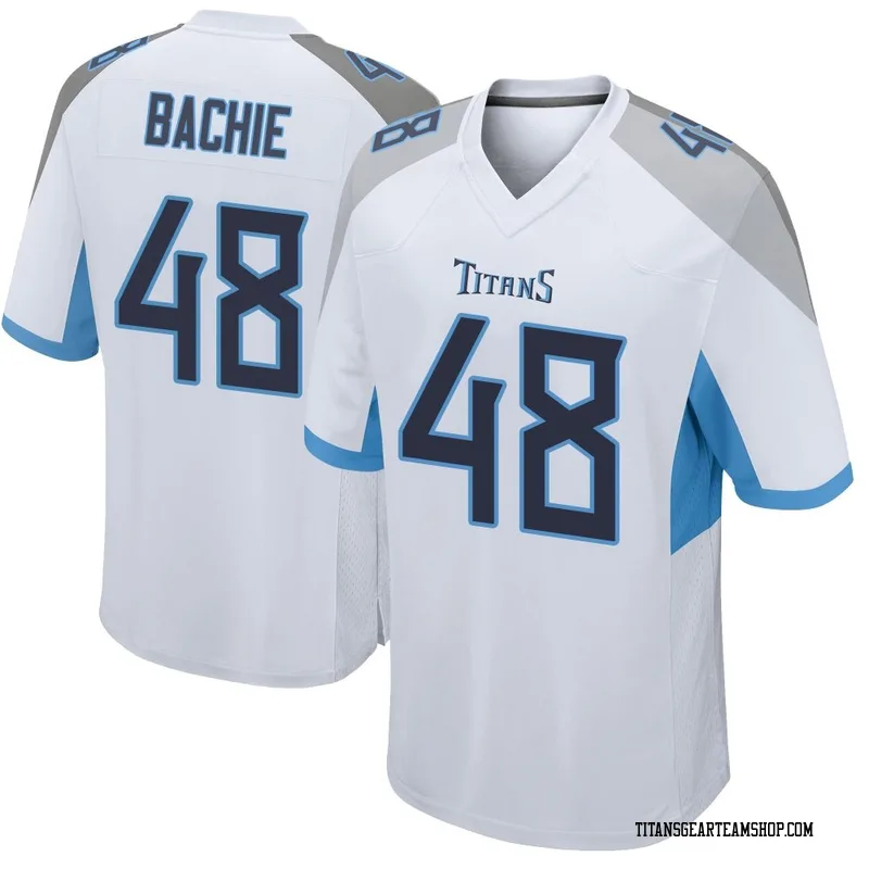 Men's Joe Bachie Tennessee Titans Nike Game Jersey - White