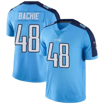 Men's Joe Bachie Tennessee Titans Nike Limited Color Rush Jersey - Light Blue