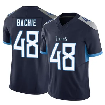 Men's Joe Bachie Tennessee Titans Nike Limited Vapor F.U.S.E. Jersey - Navy