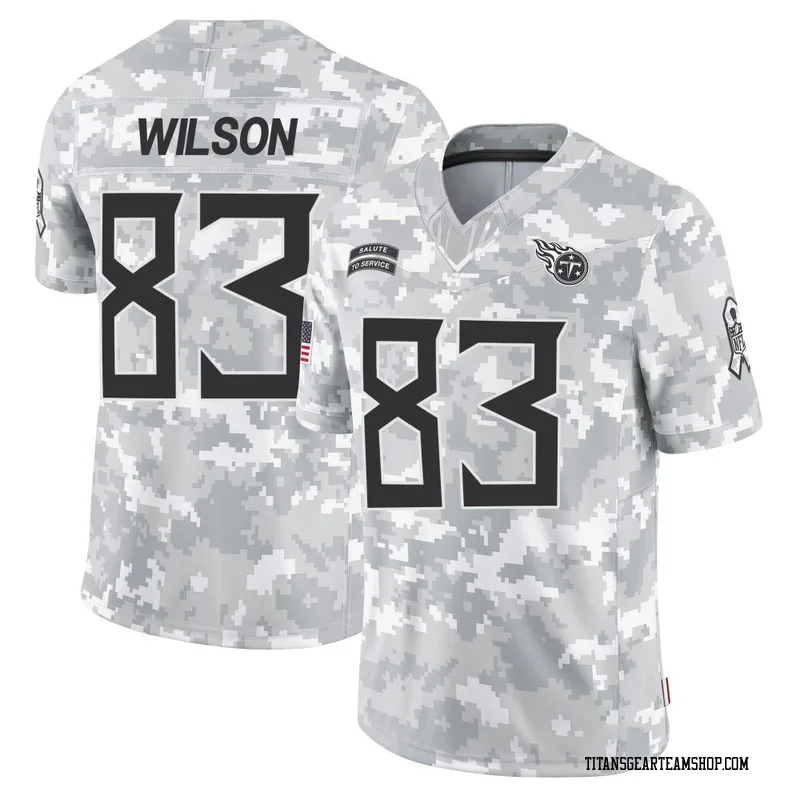 Men's Joel Wilson Tennessee Titans Nike Limited 2024 Salute to Service Jersey - Arctic Camo