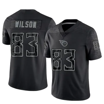Men's Joel Wilson Tennessee Titans Nike Limited Reflective Jersey - Black