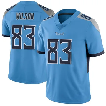 Men's Joel Wilson Tennessee Titans Nike Limited Vapor Untouchable Jersey - Light Blue
