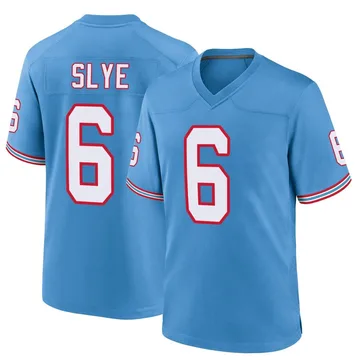 Men's Joey Slye Tennessee Titans Nike Game Oilers Throwback Alternate Jersey - Light Blue