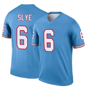 Men's Joey Slye Tennessee Titans Nike Legend Oilers Throwback Jersey - Light Blue