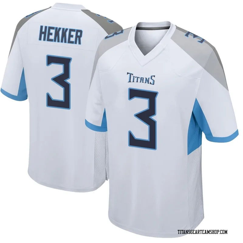Men's Johnny Hekker Tennessee Titans Nike Game Jersey - White