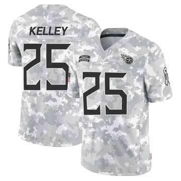 Men's Joshua Kelley Tennessee Titans Nike Limited 2024 Salute to Service Jersey - Arctic Camo
