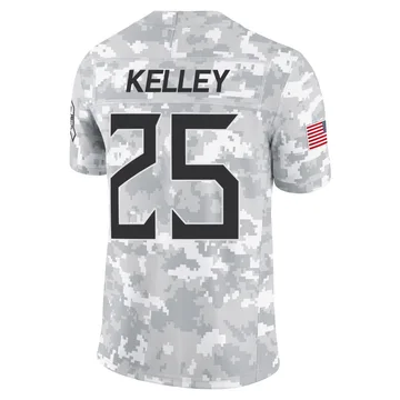 Men's Joshua Kelley Tennessee Titans Nike Limited 2024 Salute to Service Jersey - Arctic Camo