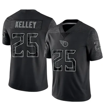 Men's Joshua Kelley Tennessee Titans Nike Limited Reflective Jersey - Black