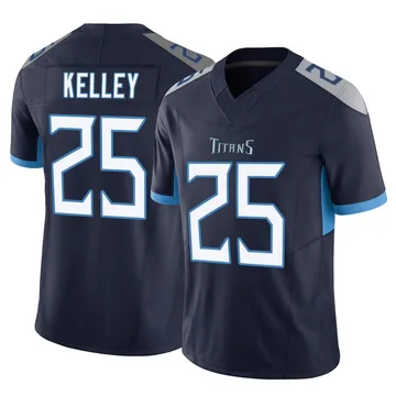 Men's Joshua Kelley Tennessee Titans Nike Limited Vapor F.U.S.E. Jersey - Navy