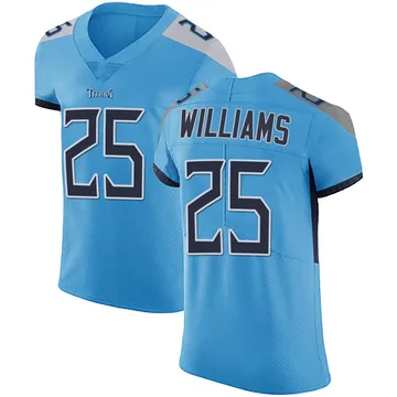 Men's Joshua Williams Tennessee Titans Nike Elite Team Color Vapor Untouchable Jersey - Light Blue