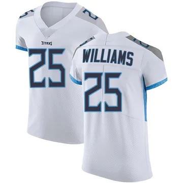 Men's Joshua Williams Tennessee Titans Nike Elite Vapor Untouchable Jersey - White