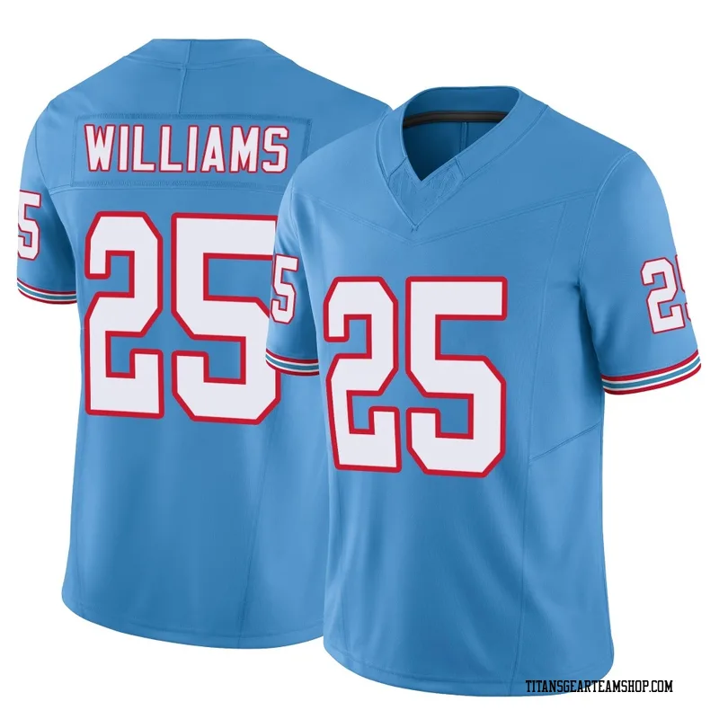Men's Joshua Williams Tennessee Titans Nike Limited Vapor F.U.S.E. Jersey - Light Blue