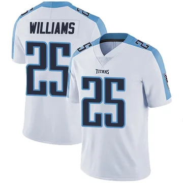 Men's Joshua Williams Tennessee Titans Nike Limited Vapor Untouchable Jersey - White