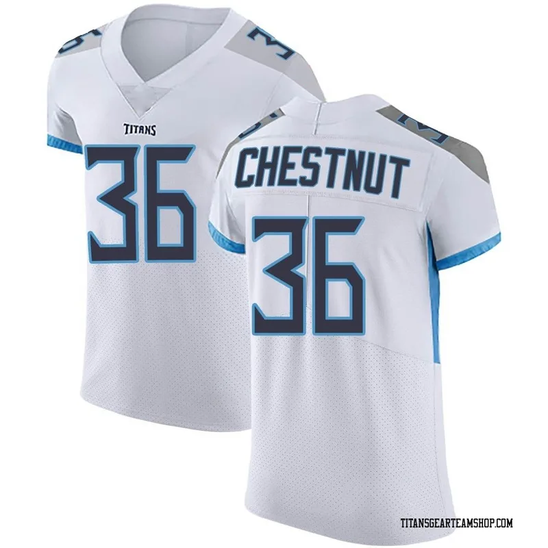 Men's Julius Chestnut Tennessee Titans Nike Elite Vapor Untouchable Jersey - White