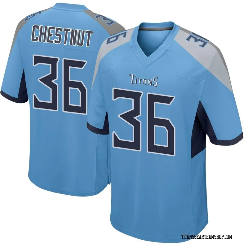 Men's Julius Chestnut Tennessee Titans Nike Game Jersey - Light Blue