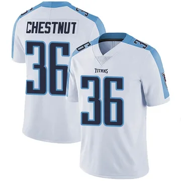 Men's Julius Chestnut Tennessee Titans Nike Limited Vapor Untouchable Jersey - White