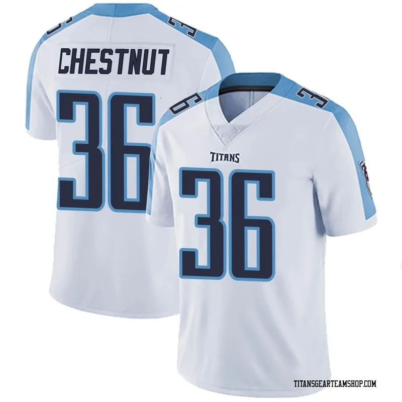 Men's Julius Chestnut Tennessee Titans Nike Limited Vapor Untouchable Jersey - White