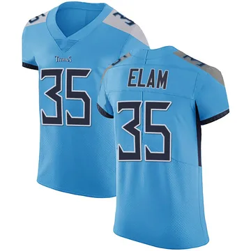 Men's Kaiir Elam Tennessee Titans Nike Elite Team Color Vapor Untouchable Jersey - Light Blue