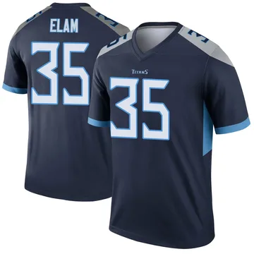 Men's Kaiir Elam Tennessee Titans Nike Legend Jersey - Navy