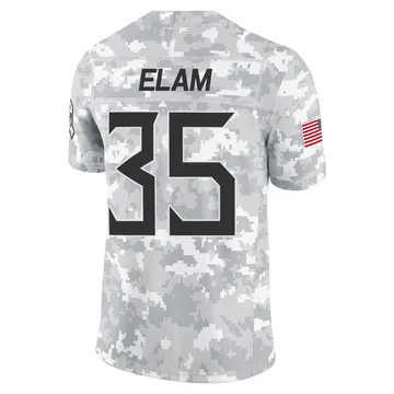 Men's Kaiir Elam Tennessee Titans Nike Limited 2024 Salute to Service Jersey - Arctic Camo
