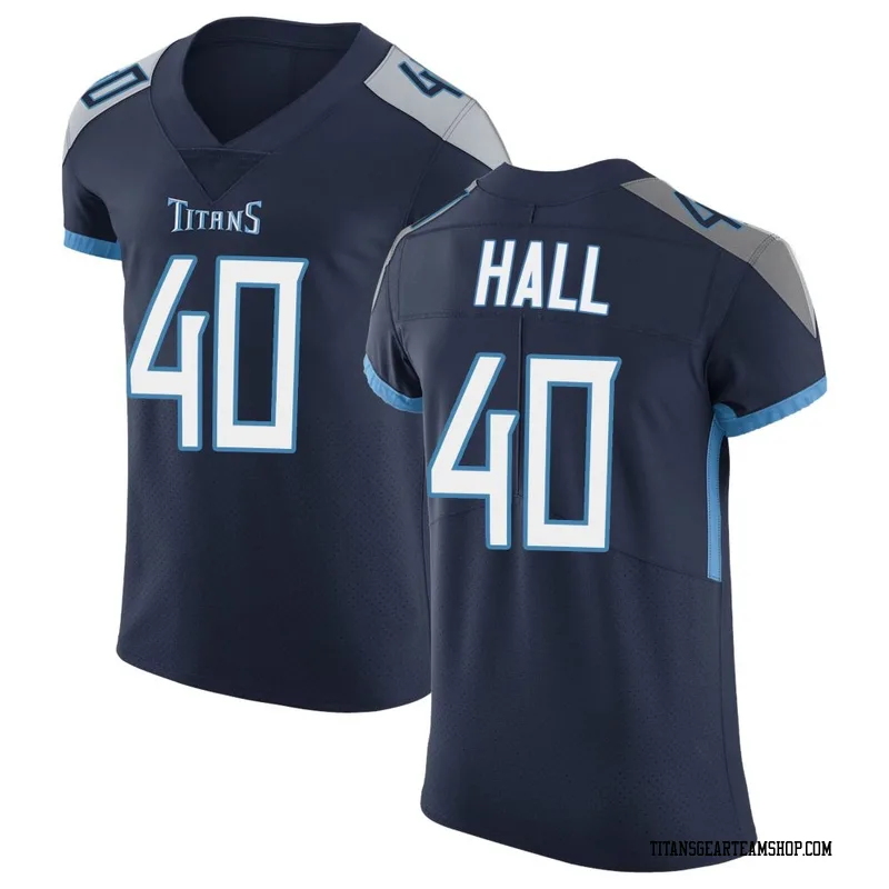 Men's Kemon Hall Tennessee Titans Nike Elite Vapor Untouchable Jersey - Navy
