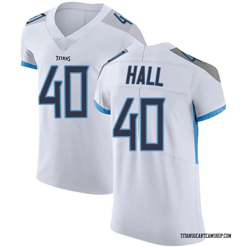 Men's Kemon Hall Tennessee Titans Nike Elite Vapor Untouchable Jersey - White