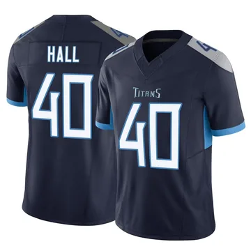 Men's Kemon Hall Tennessee Titans Nike Limited Vapor F.U.S.E. Jersey - Navy