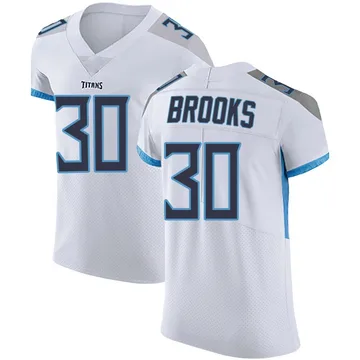 Men's Kendell Brooks Tennessee Titans Nike Elite Vapor Untouchable Jersey - White