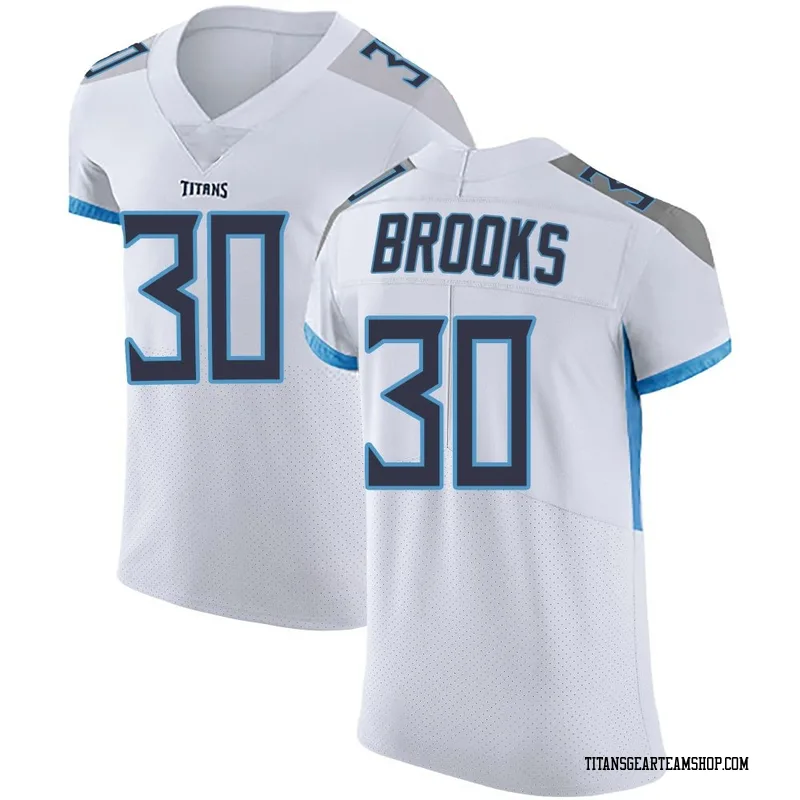 Men's Kendell Brooks Tennessee Titans Nike Elite Vapor Untouchable Jersey - White