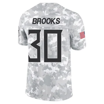 Men's Kendell Brooks Tennessee Titans Nike Limited 2024 Salute to Service Jersey - Arctic Camo