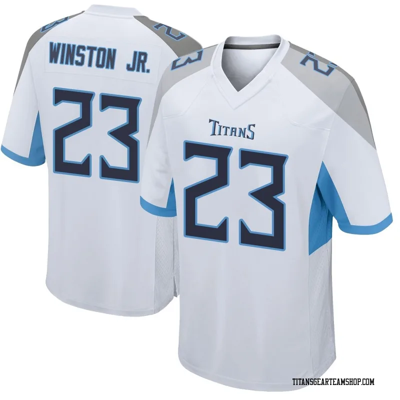 Men's Kevin Winston Jr. Tennessee Titans Nike Game Jersey - White