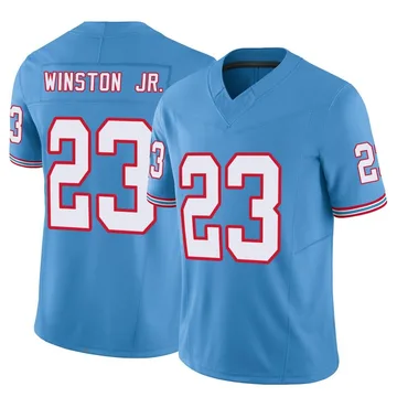 Men's Kevin Winston Jr. Tennessee Titans Nike Limited Vapor F.U.S.E. Jersey - Light Blue