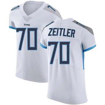 Men's Kevin Zeitler Tennessee Titans Nike Elite Vapor Untouchable Jersey - White