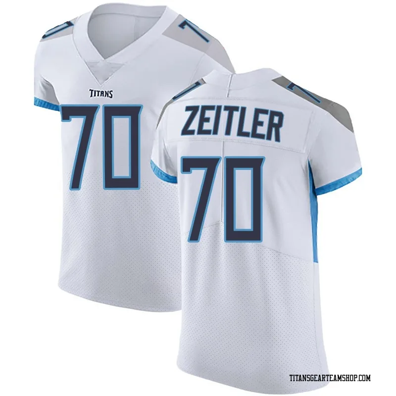 Men's Kevin Zeitler Tennessee Titans Nike Elite Vapor Untouchable Jersey - White